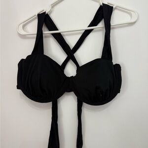Black Bikini Top 34DD